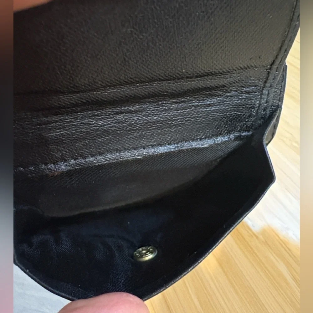 Christian‎ Dior Black Leather Wallet